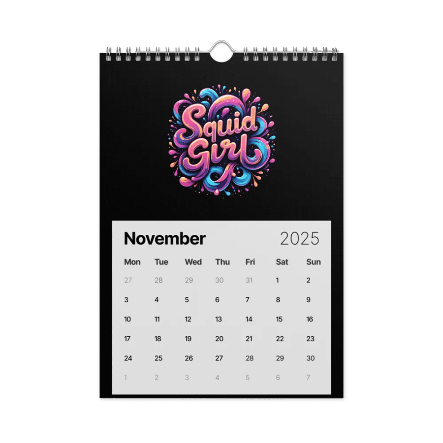 Squid Girl - Wall Calendar (2025) product image (11)