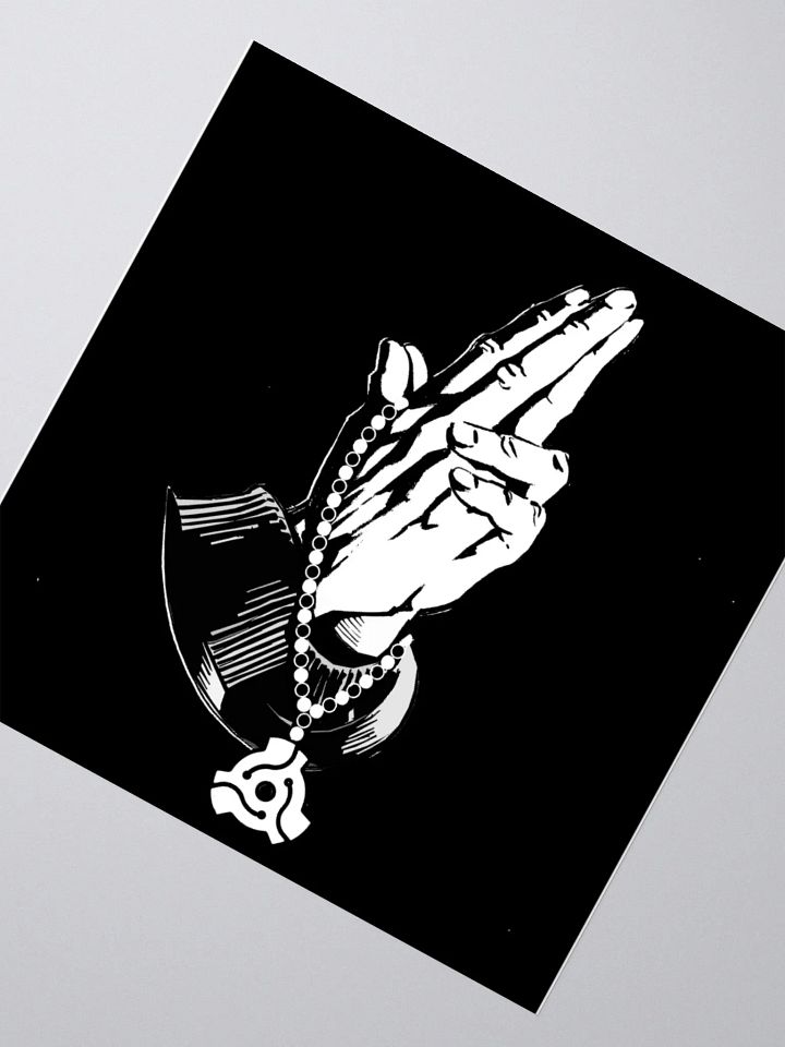 GUNFINGER PRAYER STICKER product image (6)