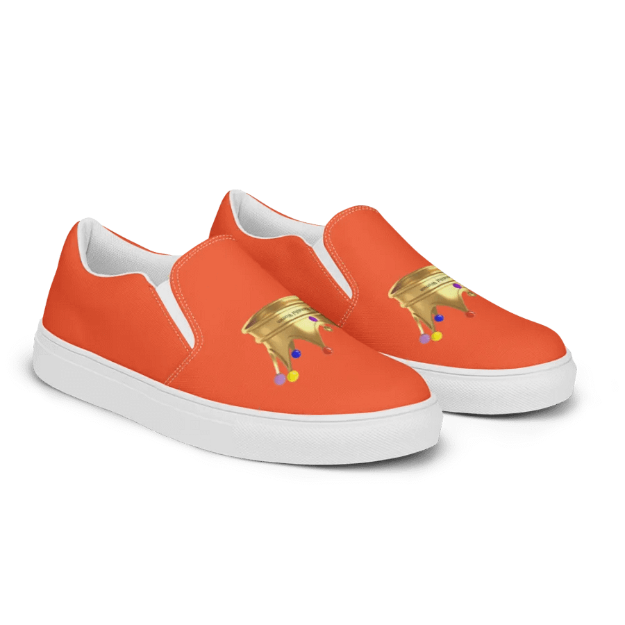 Queendom Beautiful Women Crown Canvas Shoes /Orange (TM) product image (5)