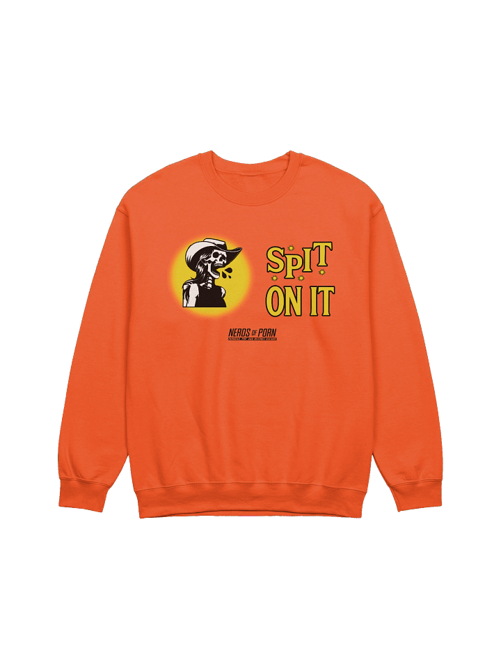Spit On It Logo Sweatshirt (Orange) product image (1)