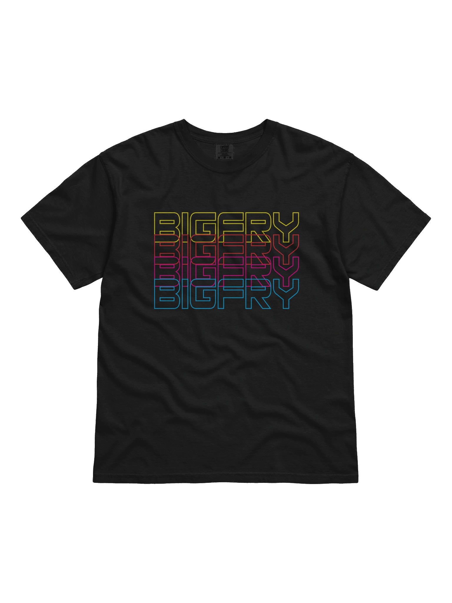 BIGFRY™ | STACKED TEE (BLACK) product image (1)