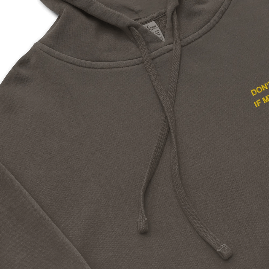 L.C. HEADPHONES ON (gold) embroidered pigment hoodie product image (8)