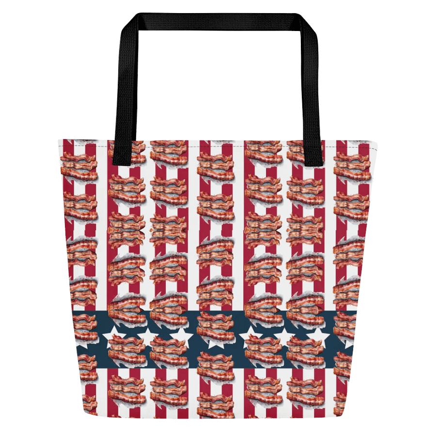 Bacon and America Print Tote Bag product image (1)