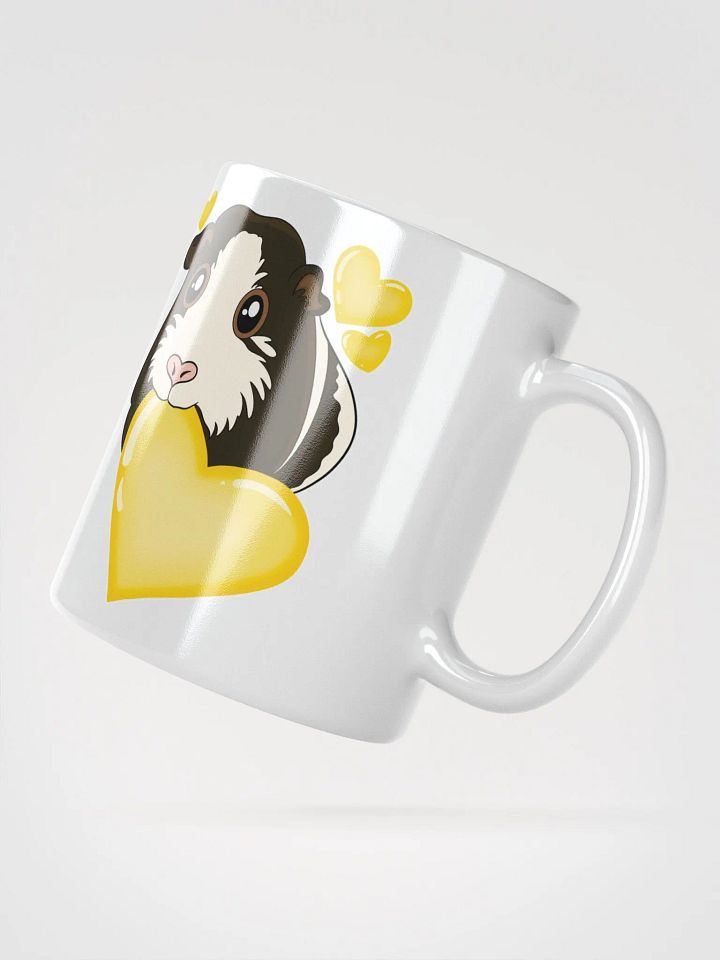 Yellow Heart Guinea Pig Mug product image (2)