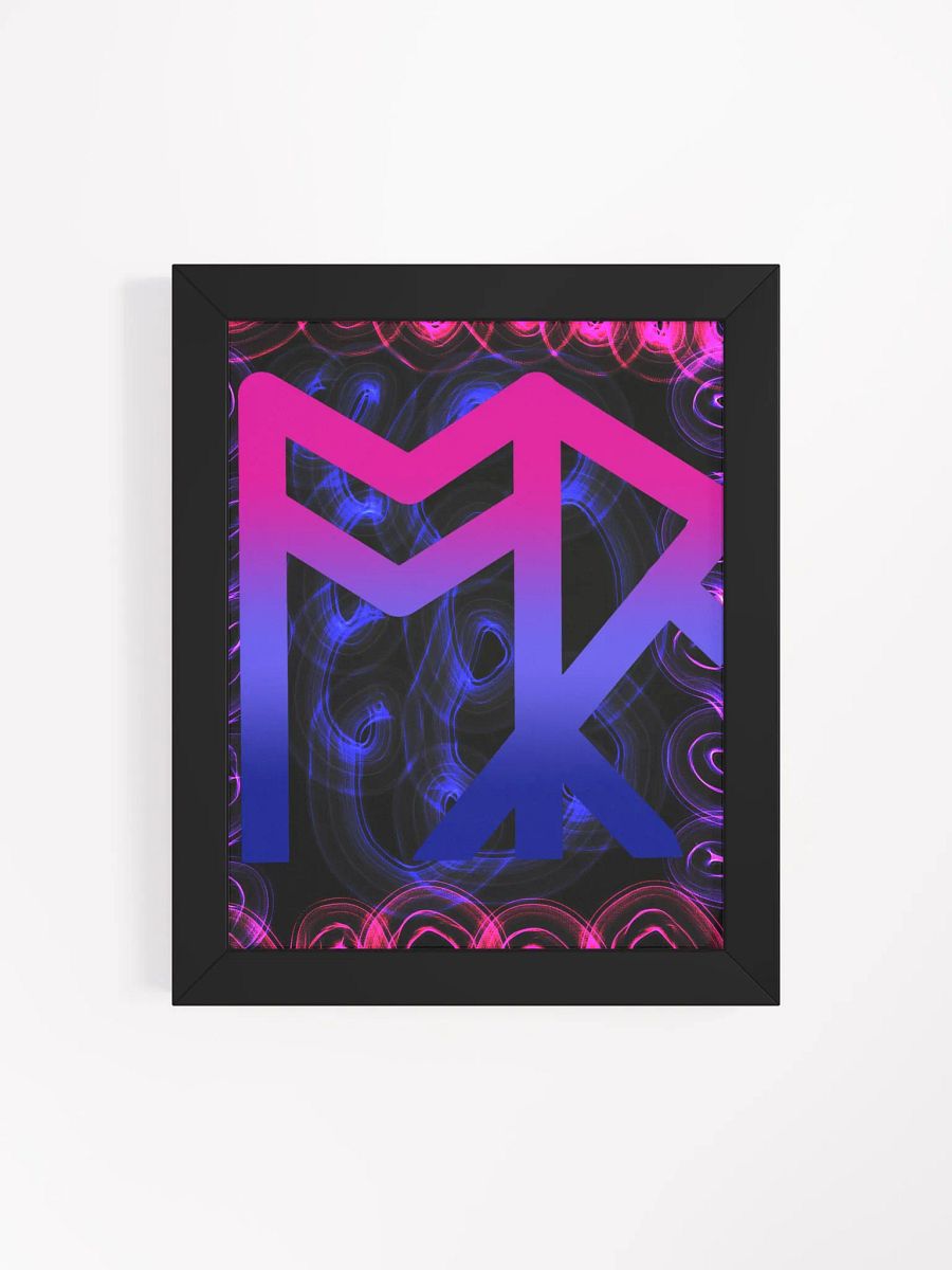 ToRk Rune Framed High-Quality Matte Poster (Bisexual Tones) product image (40)