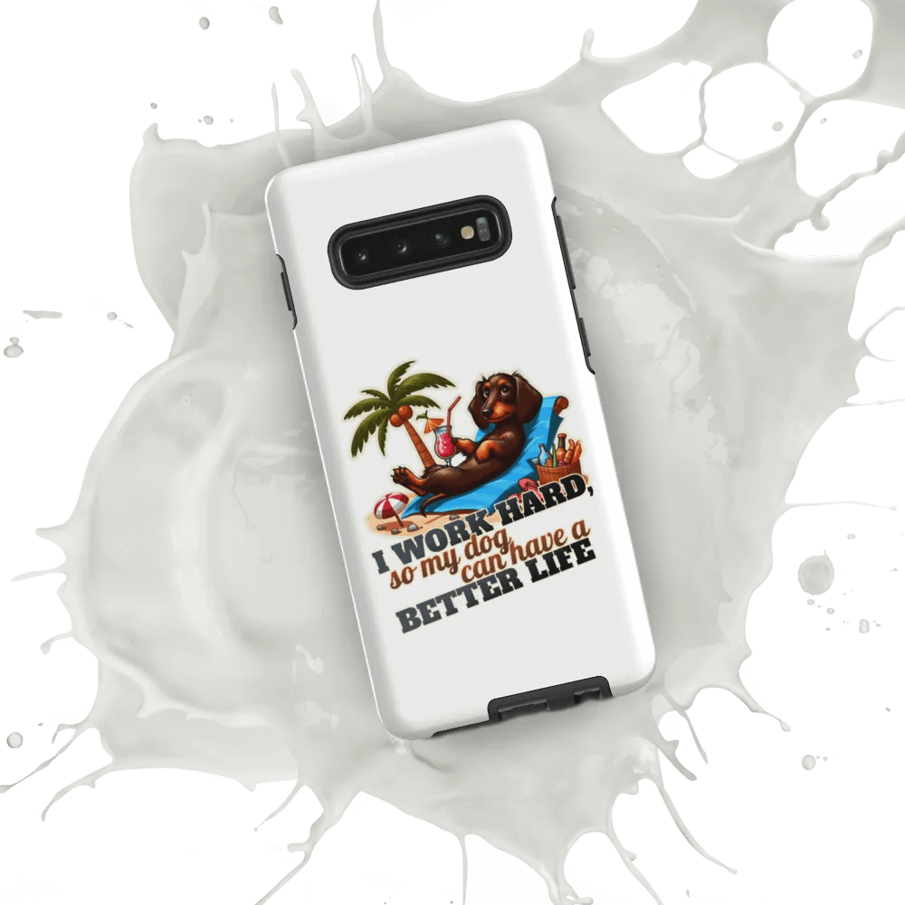 Work Hard – Dachshund Beach Samsung® Tough Case product image (54)