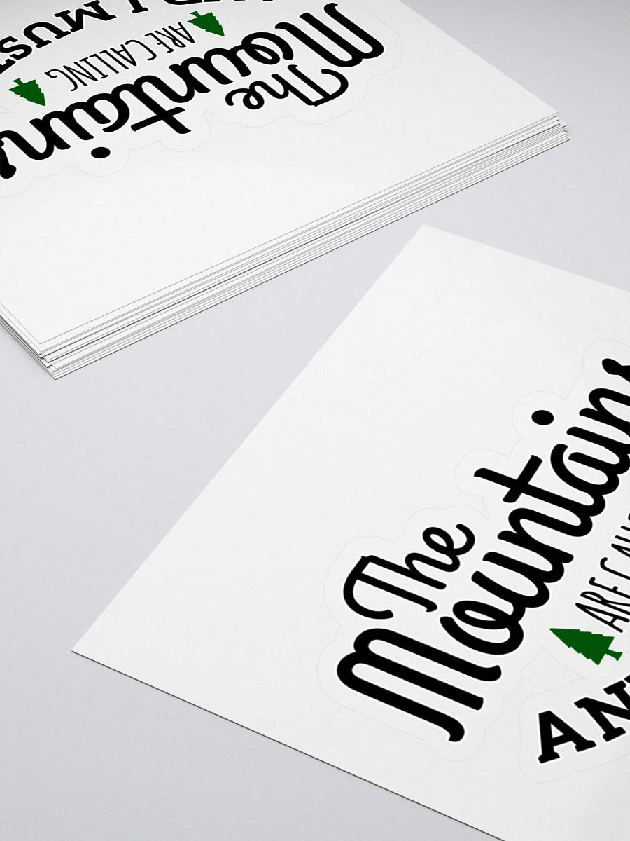 Mountain Calling Kiss Cut Stickers product image (4)