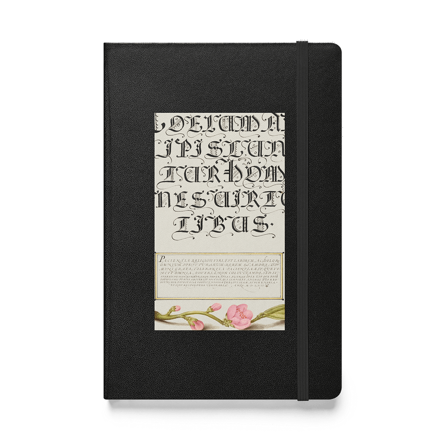 Floral Calligraphy Hardcover Journal product image (1)