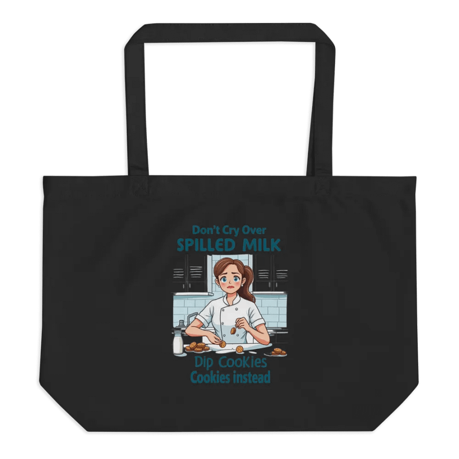 Spilled Milk Cartoon Tote Bag product image (1)