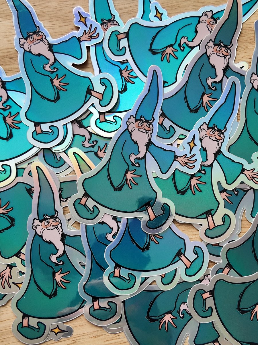 Angry Wizard Sticker product image (3)