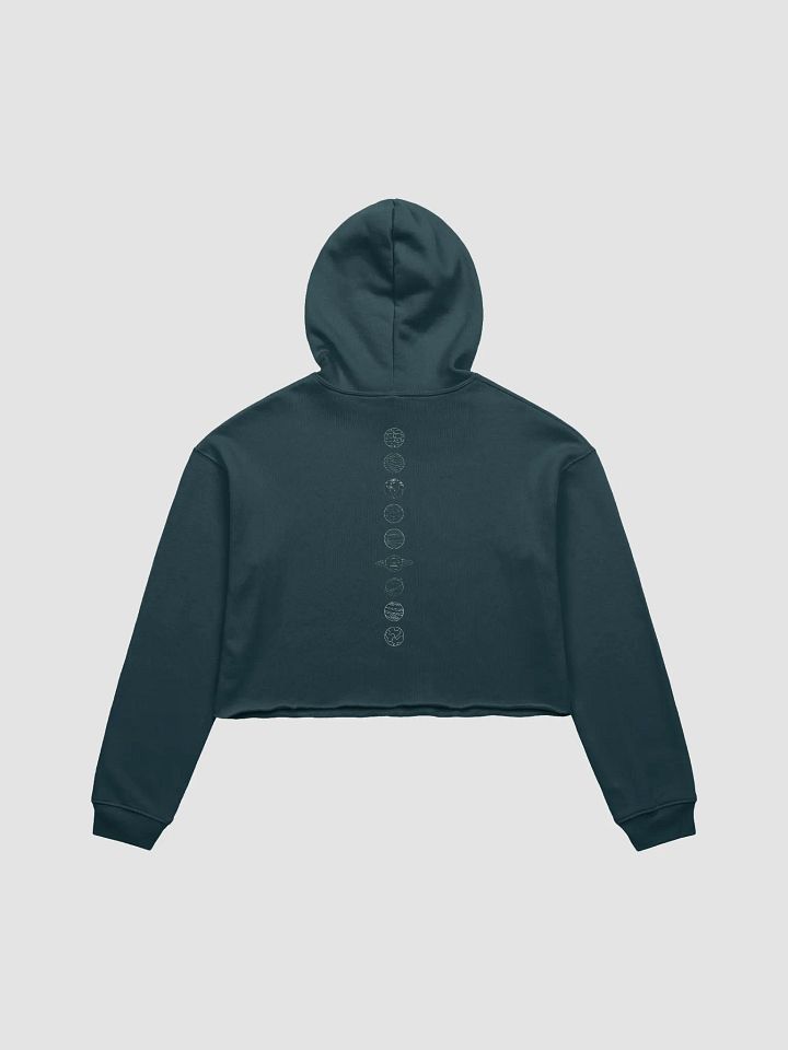 PW & vertical planets cropped hoodie product image (2)