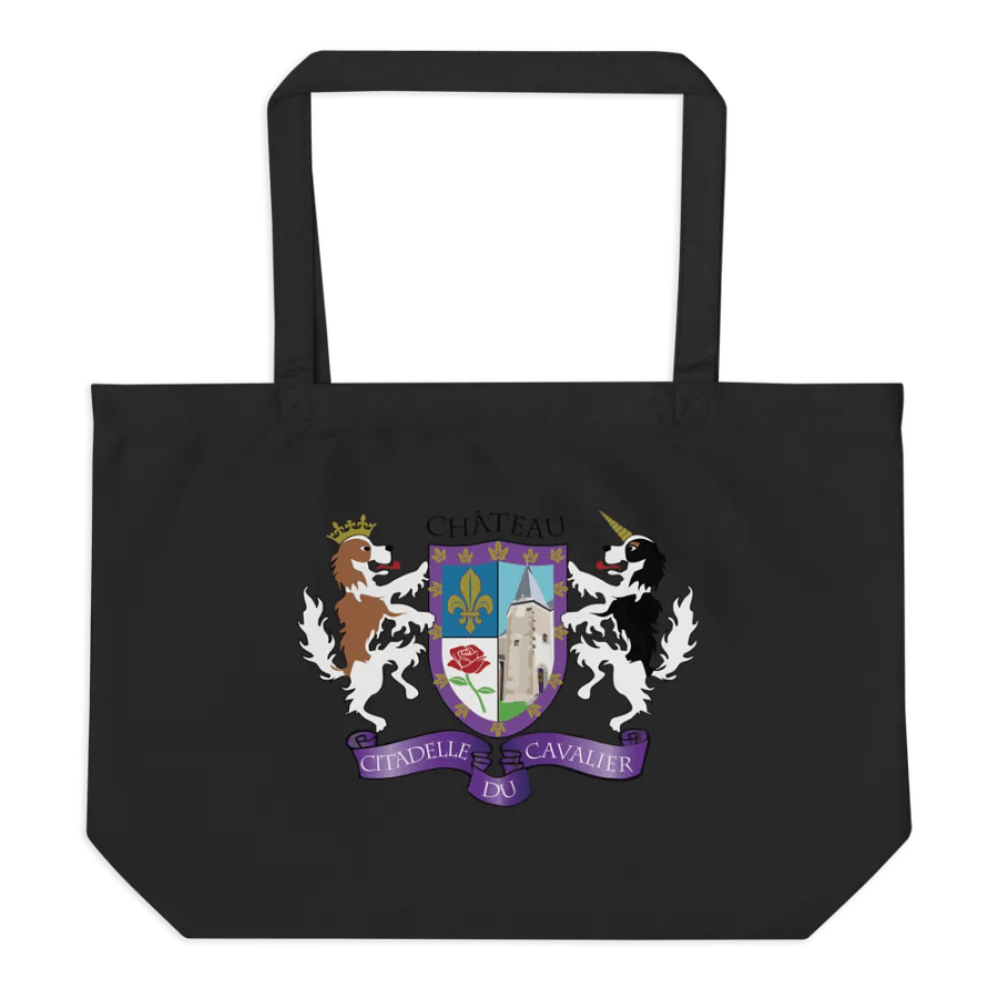 Organic Cotton Twill Tote Bag with Citadelle Coat of Arms product image (1)