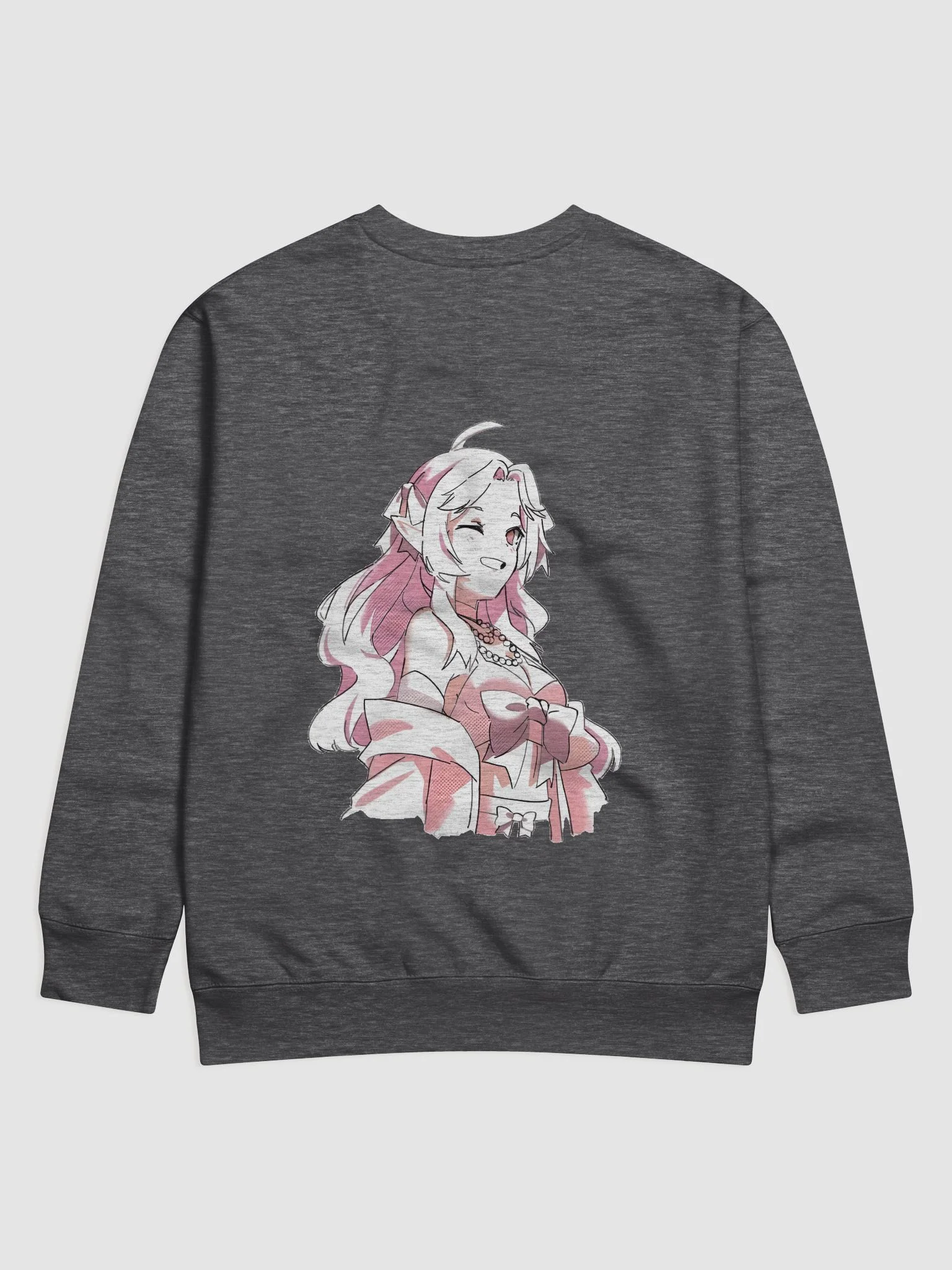 Azuraairy Pink Cursive Sweatshirt product image (4)