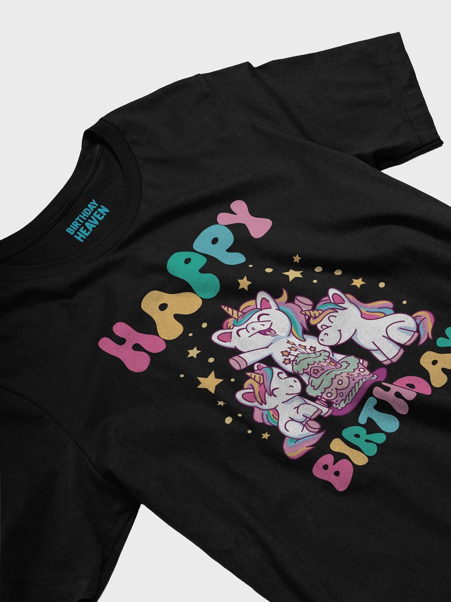 Happy Birthday (Unicorns With Birthday Cake) T-Shirt product image (14)