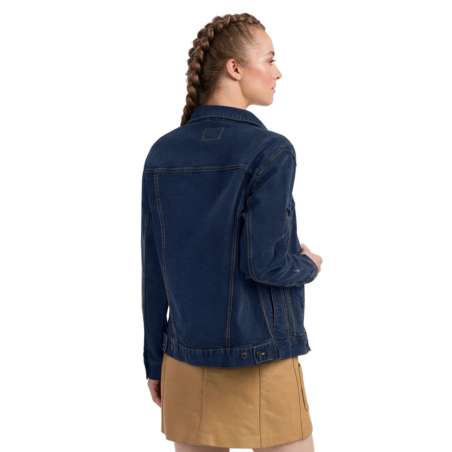 Classic Embroidered IBVL Signature Unisex Denim Jacket product image (6)