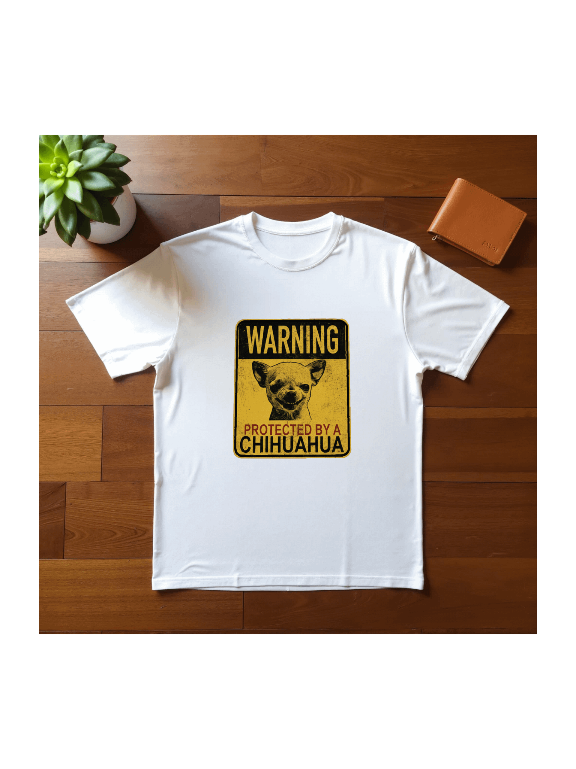 Warning ! Evil Dog Funny T-Shirt product image (9)