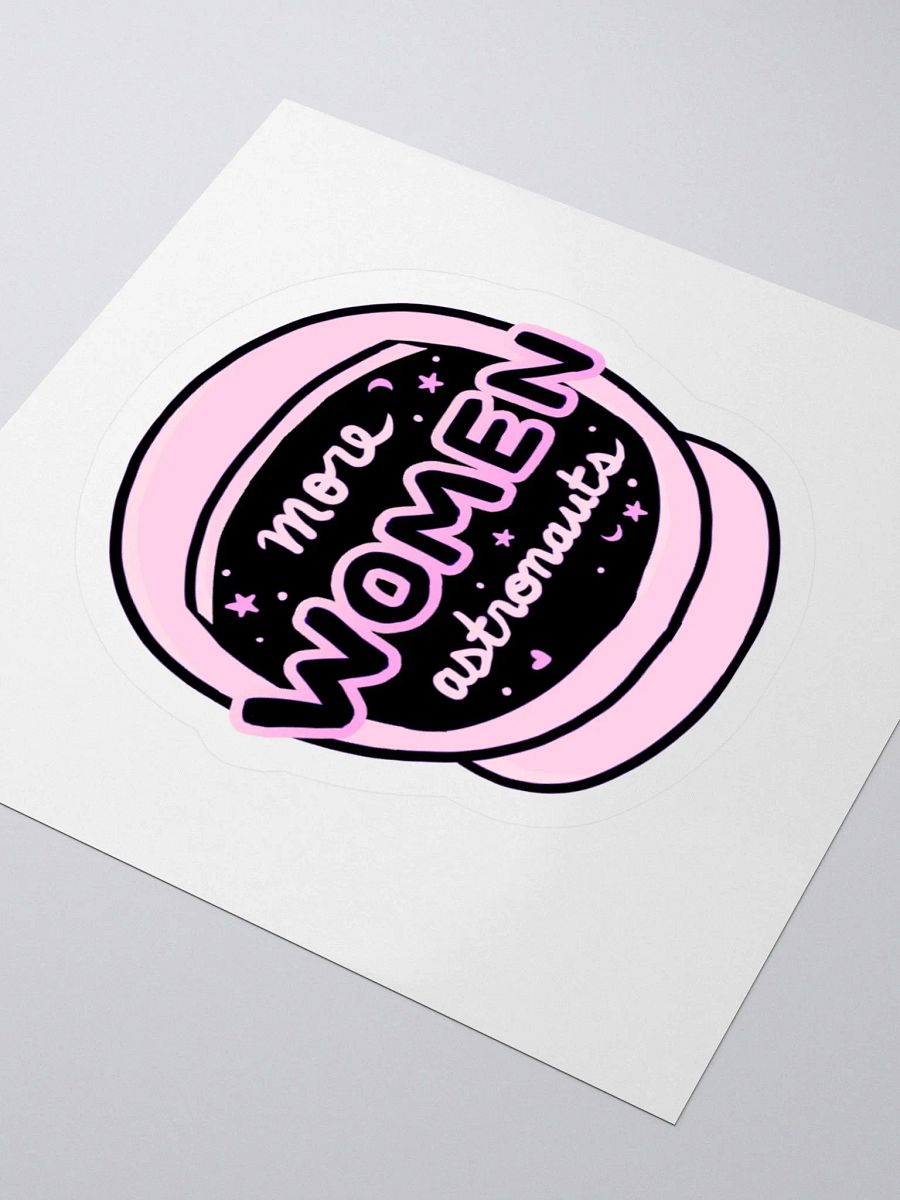More Women Astronauts Sticker - Pink product image (3)