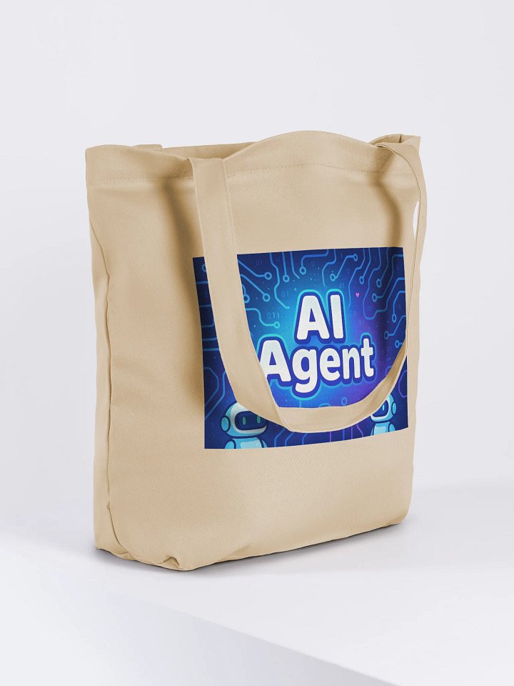 科技潮人黑色帆布包，可重复使用，手提包,中性款 product image (5)