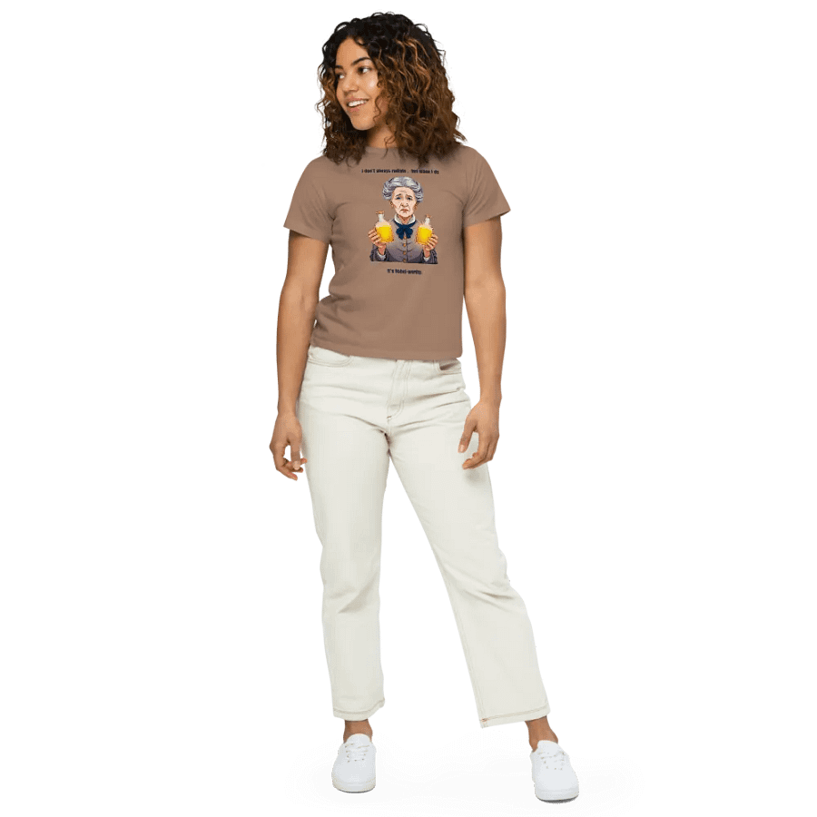 Radiating Brilliance - funny graphic t-shirt product image (7)