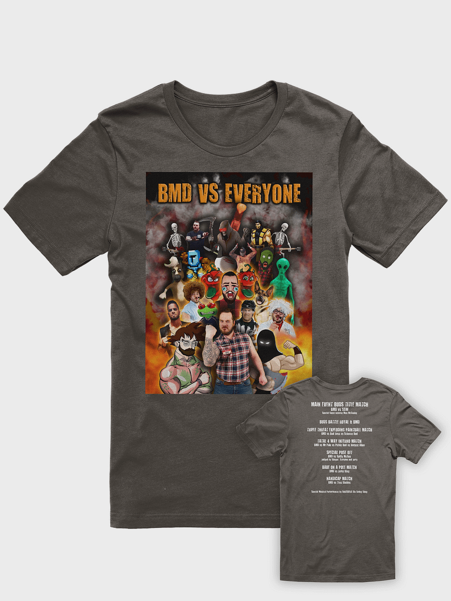 BMD vs EVERYONE Wrestling T-Shirt product image (1)