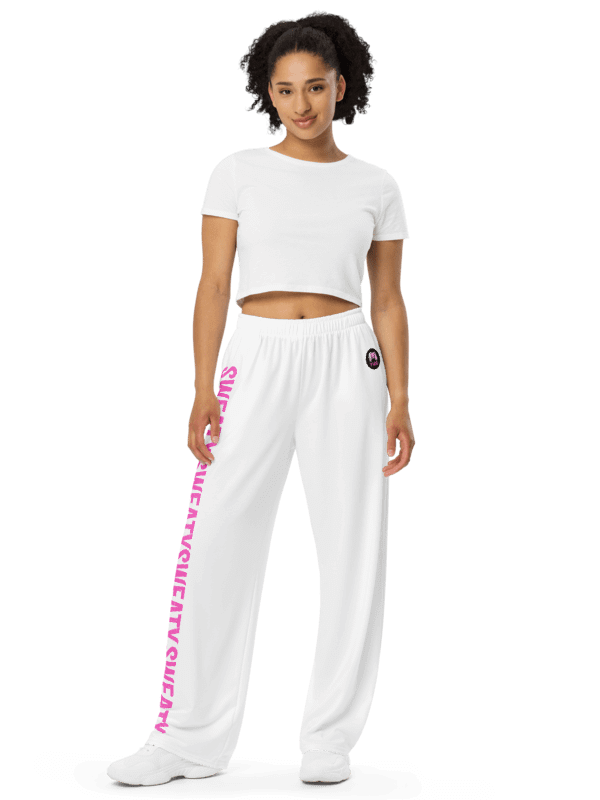 Sweaty Sweats Pink and White product image (3)