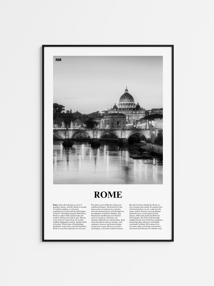 Rome 04 Newspaper Poster product image (1)