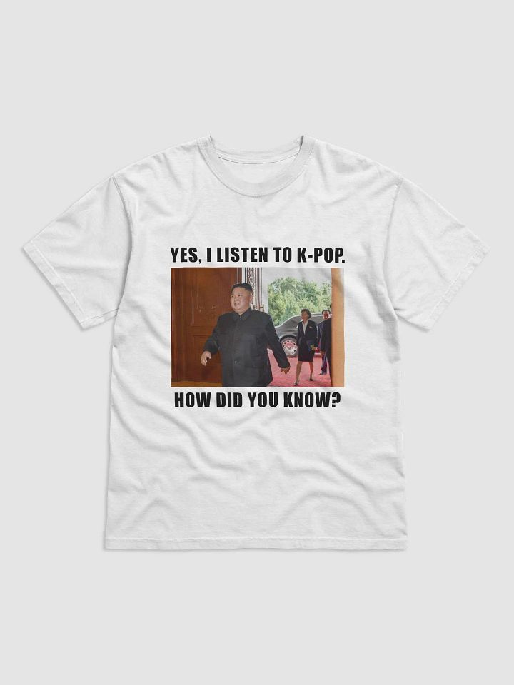 Yes, I listen to k-pop t-shirt product image (14)
