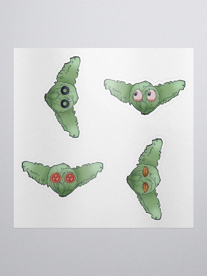 Lettuce Yoda Stickers product image (1)