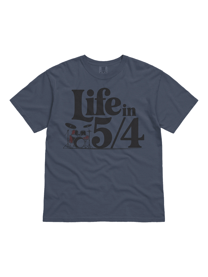 Life in 5/4 Jazz T-Shirt – Take Five Inspired Retro Tee for Jazz Lovers, Musicians & Drummers product image (2)
