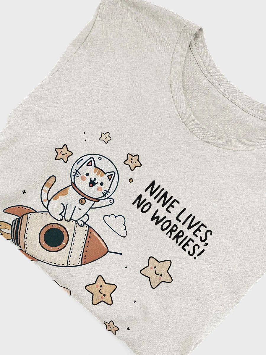 Nine lives, no worries t-shirt product image (5)