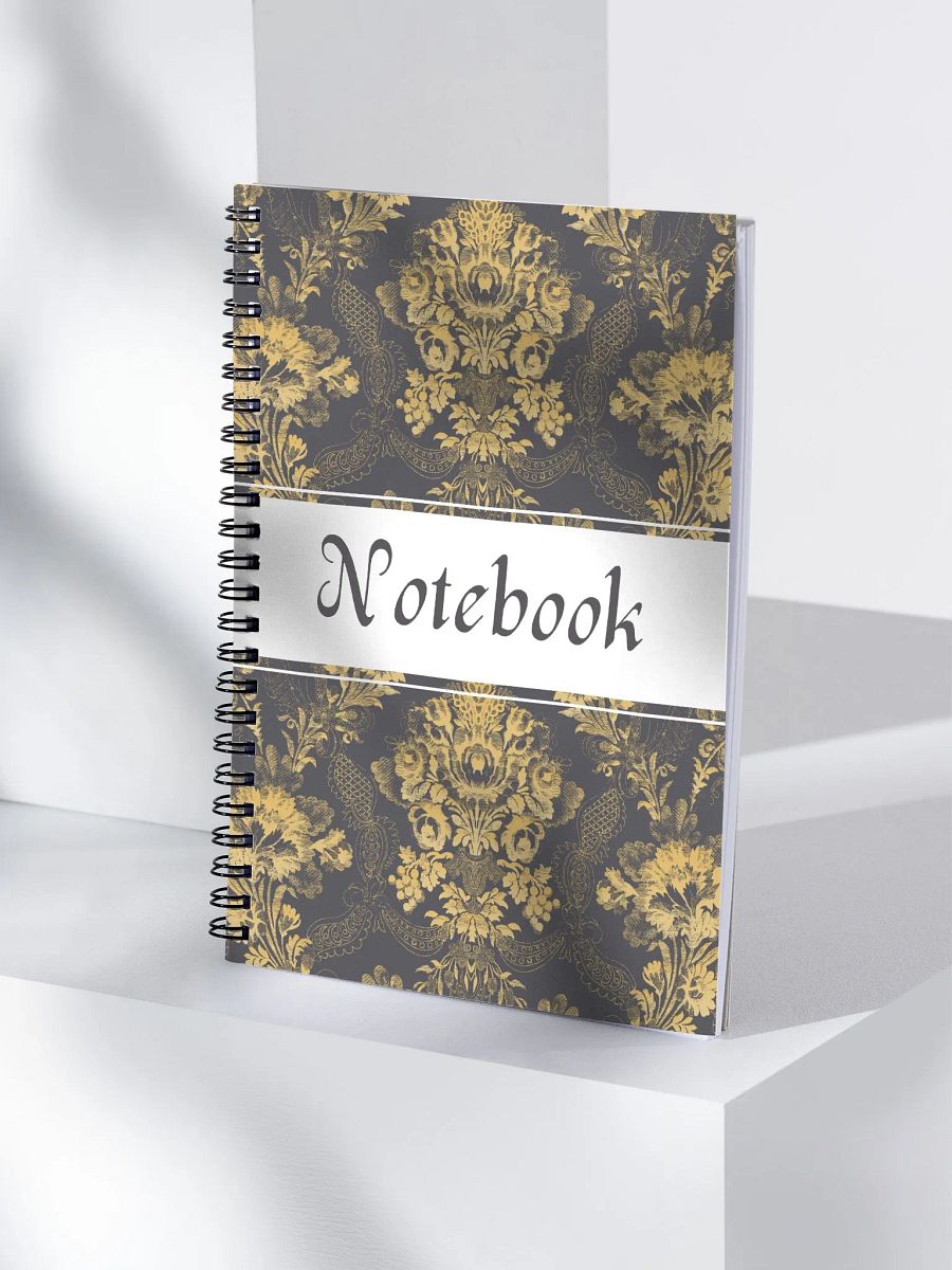 Luxury Floral Spiral Notebook product image (4)