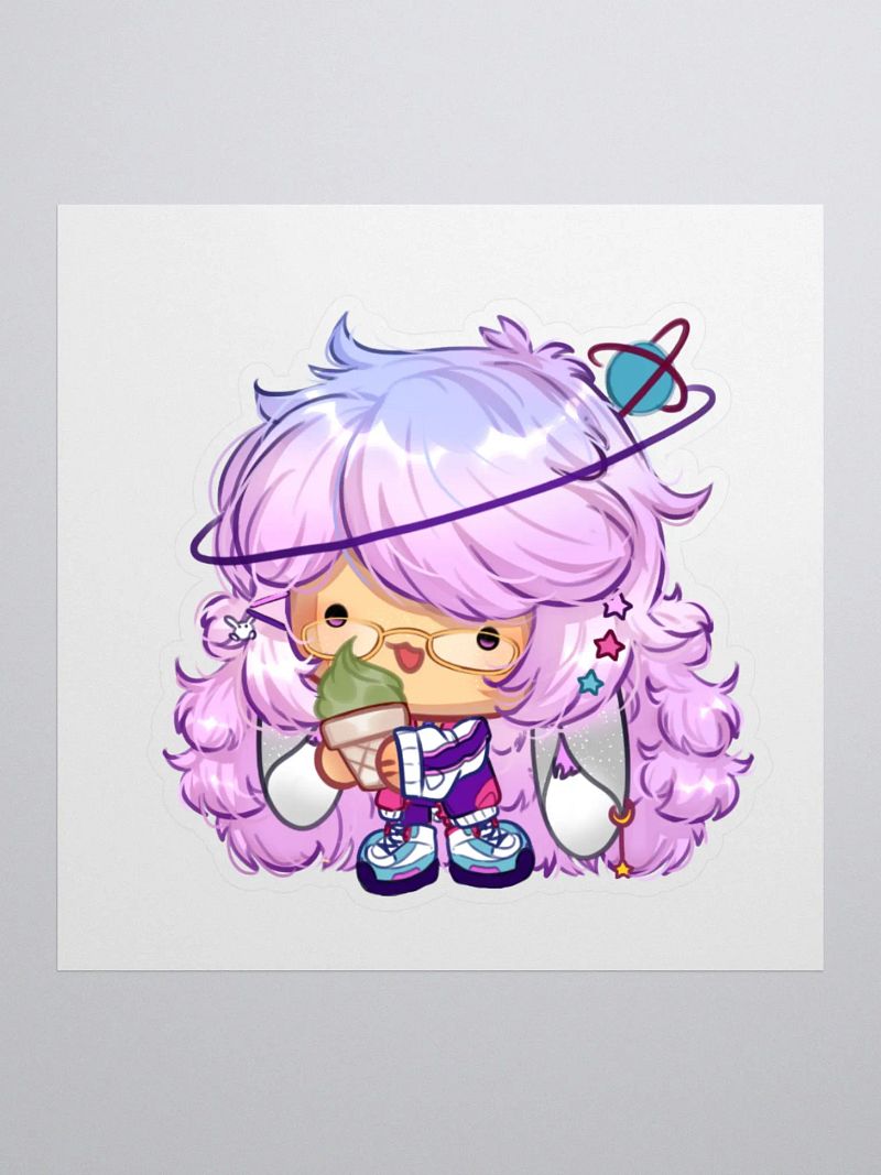 Tsuki the Moon Bunny Derpnom Sticker