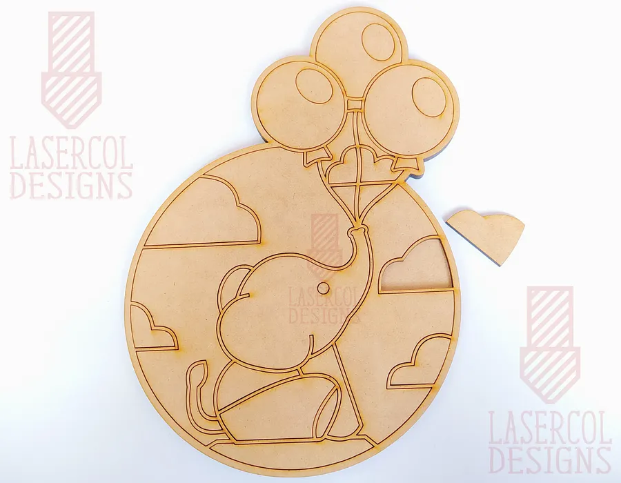 Baby Elephant - Laser Cut Files product image (7)