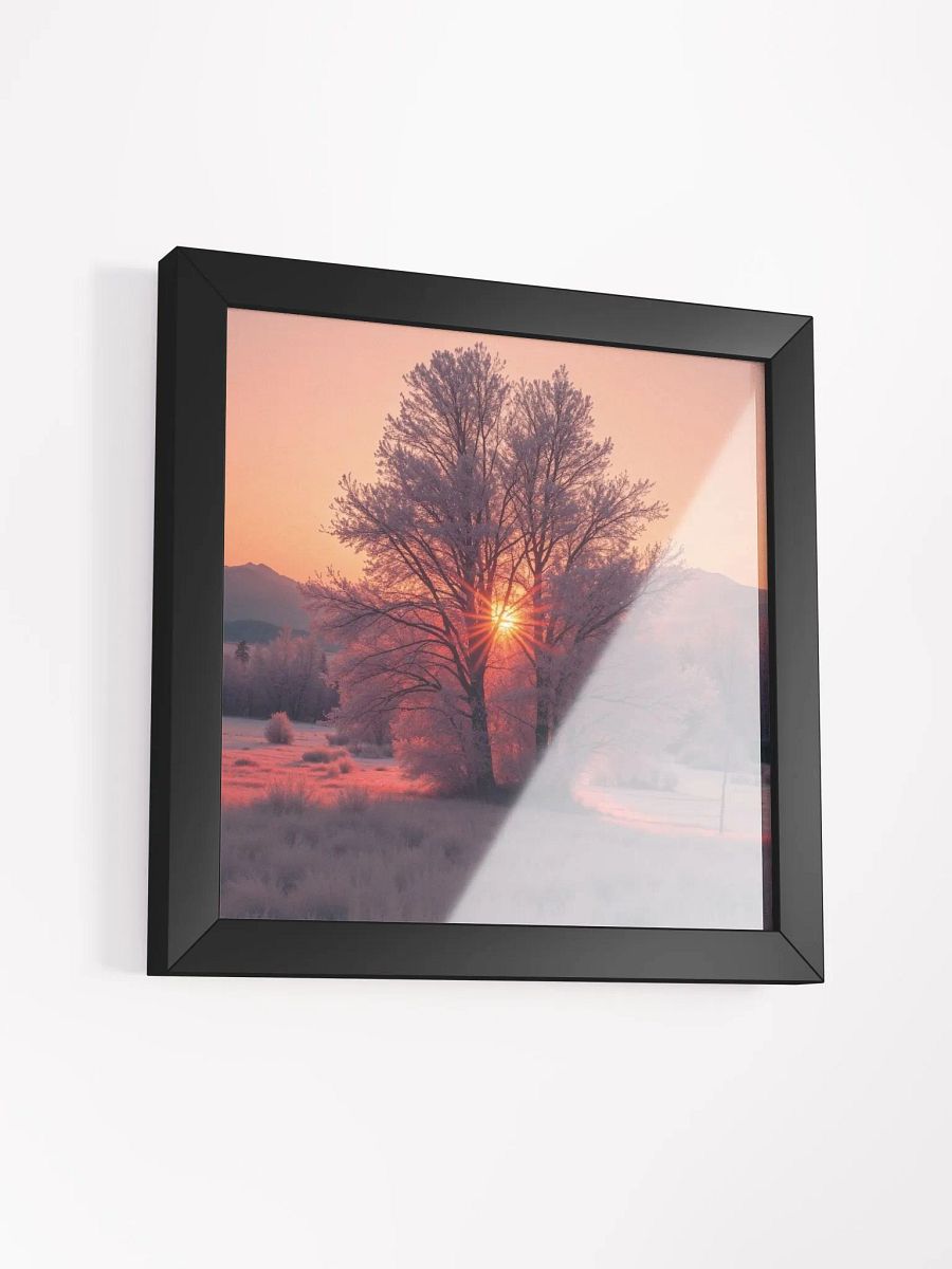 Frosty Sunrise Framed Print product image (1)