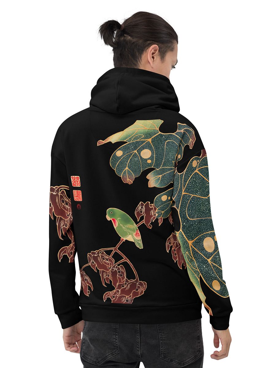 Birds All-Over Print Recycled Unisex Hoodie product image (8)