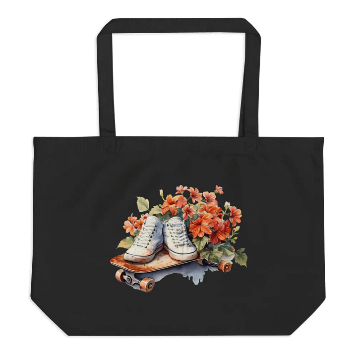 Skateboard And Flowers Tote product image (1)