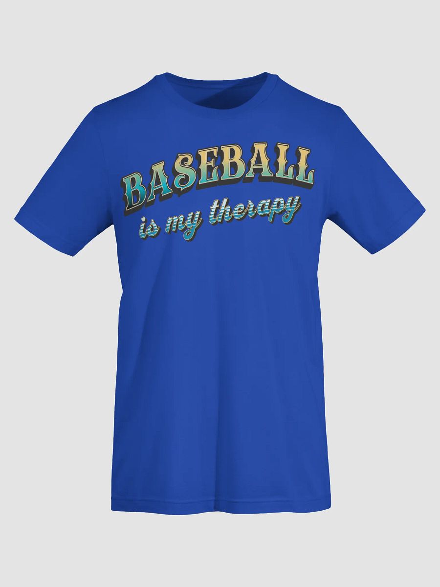 Baseball Is My Therapy Vibes T-Shirt product image (11)