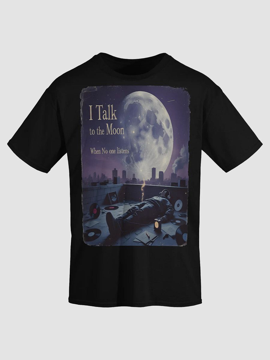 Whispers to the Moon – Rooftop Dreamscape Under Full Moonlight product image (3)