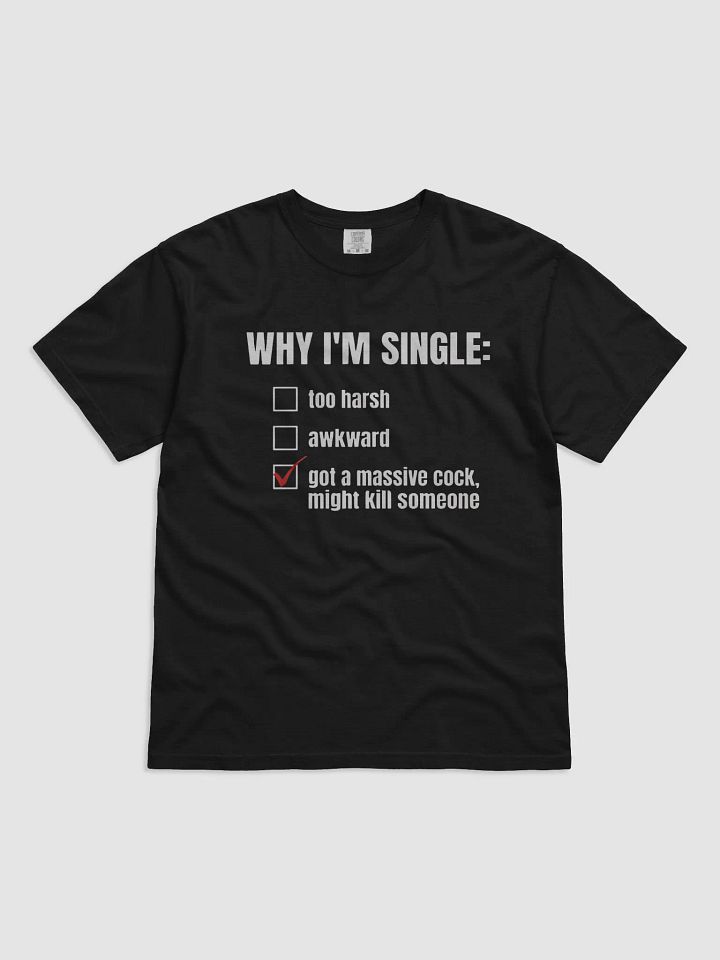 Why I'm Single Funny Adult Humor T-Shirt product image (1)