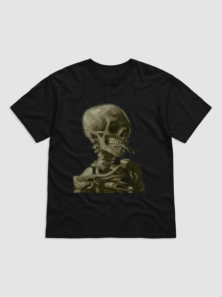 Vintage Retro Van Gogh Skeleton Smoking Classic Tee product image (3)