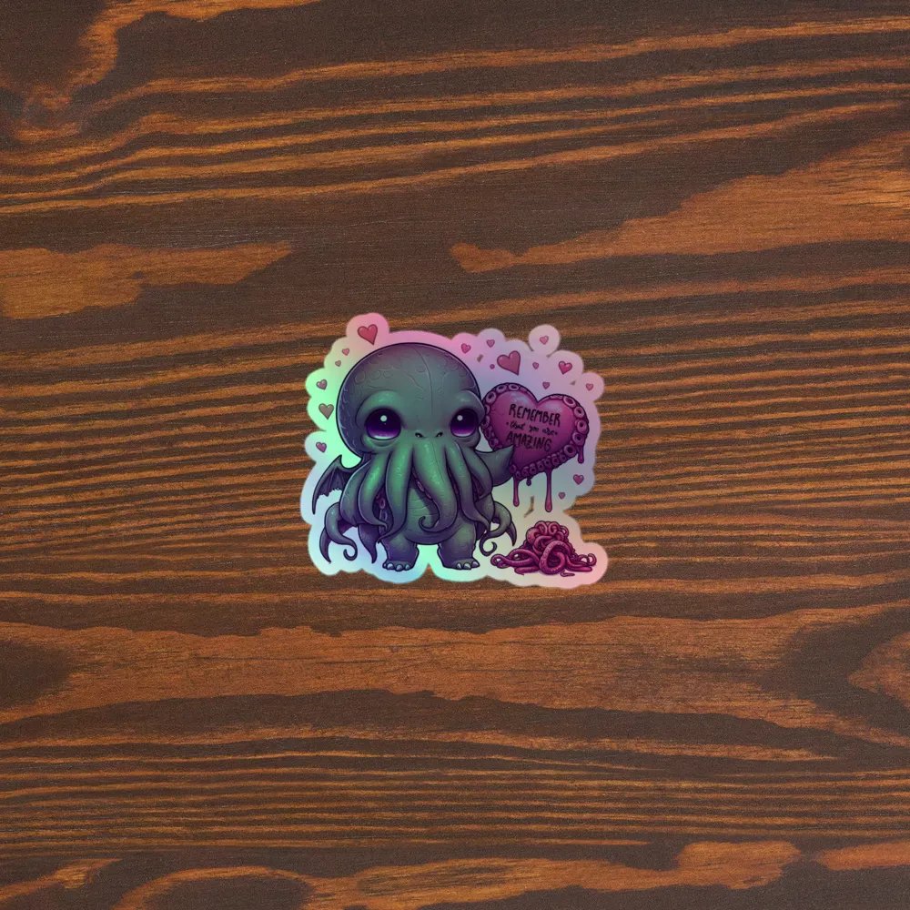 Remember Cthulhu Holographic Sticker product image (5)
