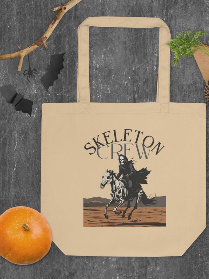 Skeleton Crew Retro Ghost Rider Canvas Cotton Bag product image (1)