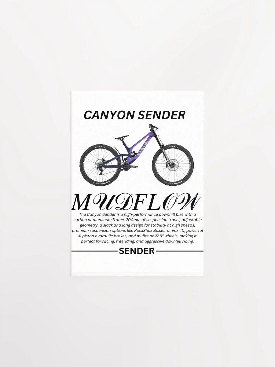 Mudflow Canyon Sender Posters product image (7)