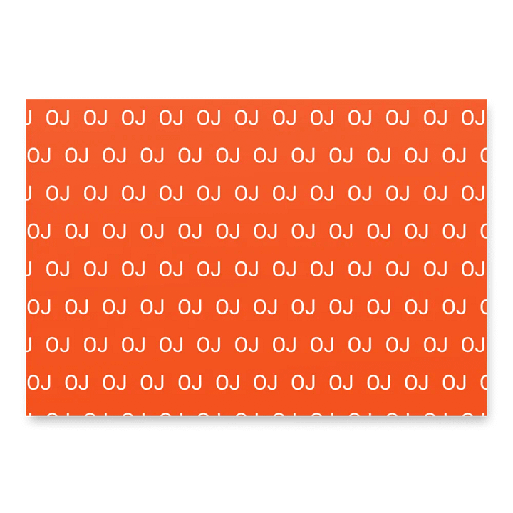 OJ Wrapping Paper product image (2)