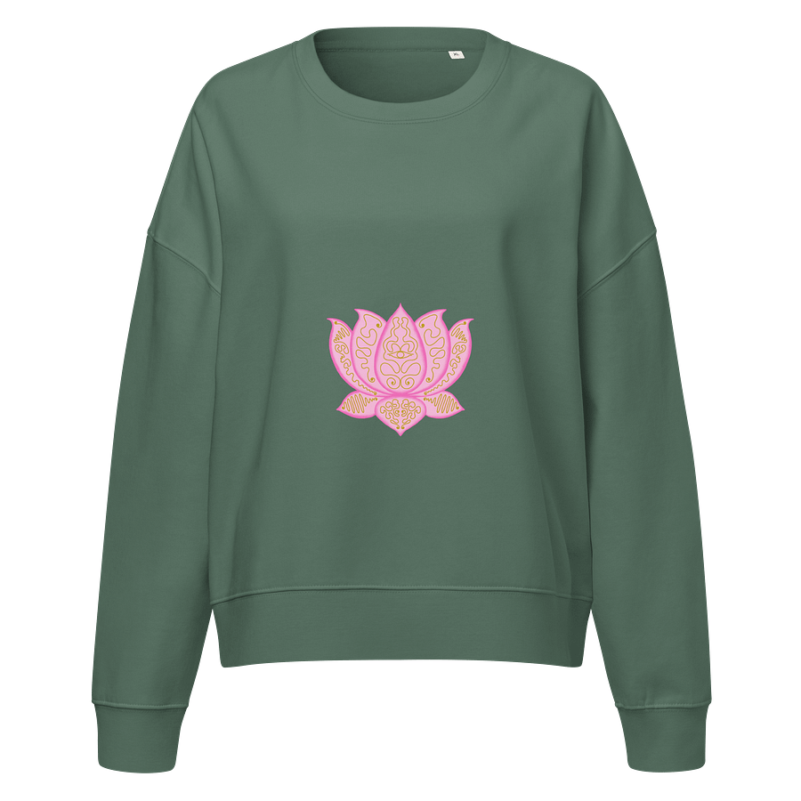 Golden Lotus Women's Organic Sweatshirt product image (1)