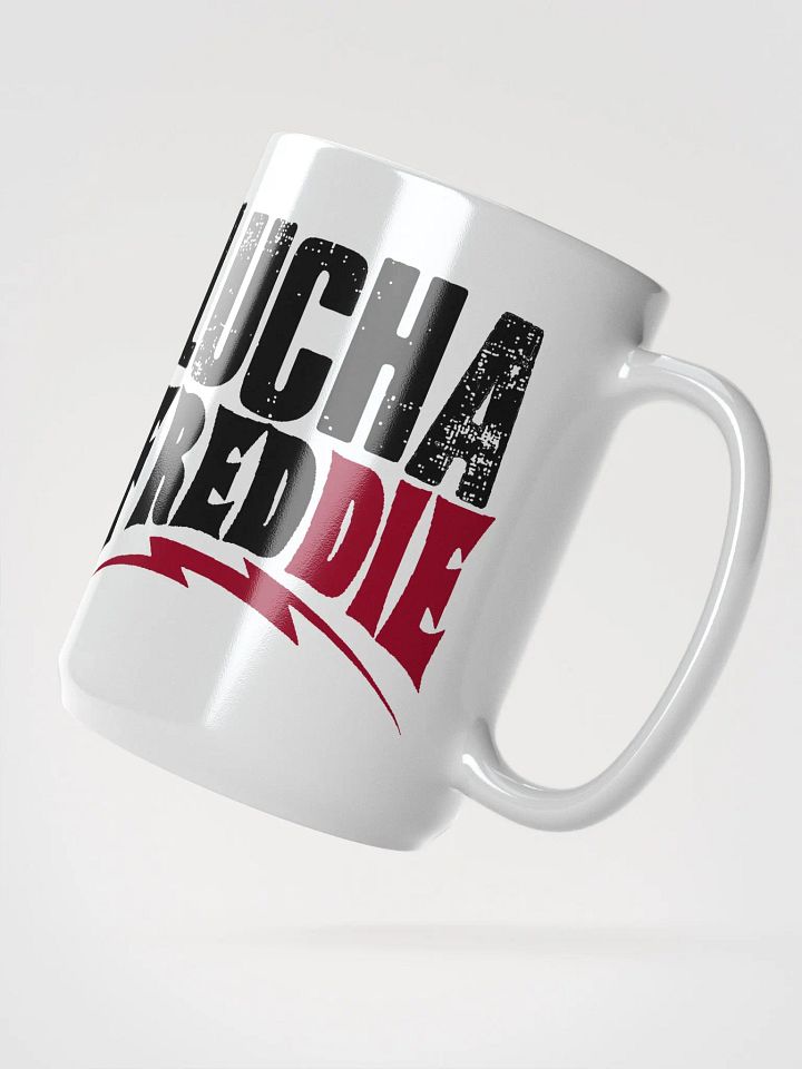 LuchaFredDIE logo mug reg product image (2)