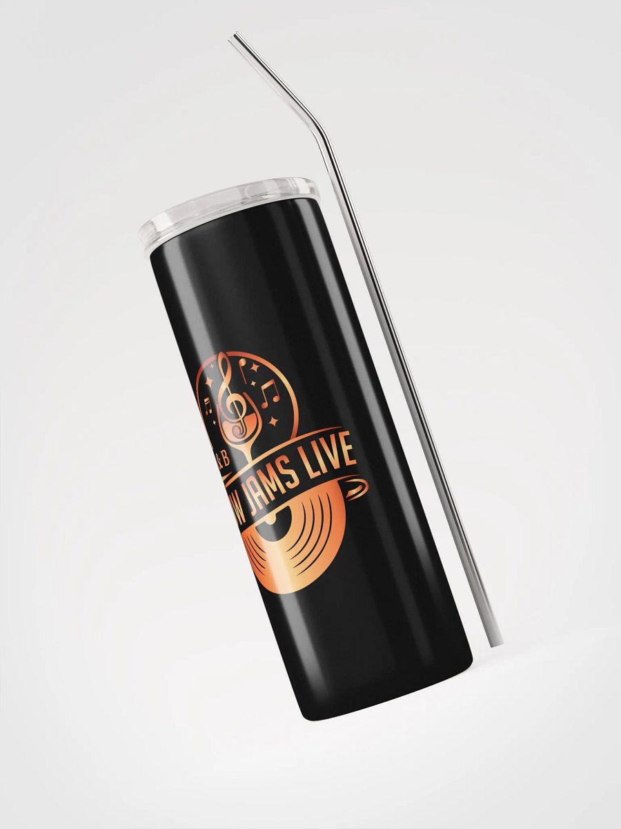 Black Tall Tumbler R&B Slow Jams LIVE Signature Orange product image (3)