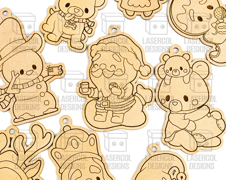 Christmas Ornaments - Laser Cut Files product image (2)