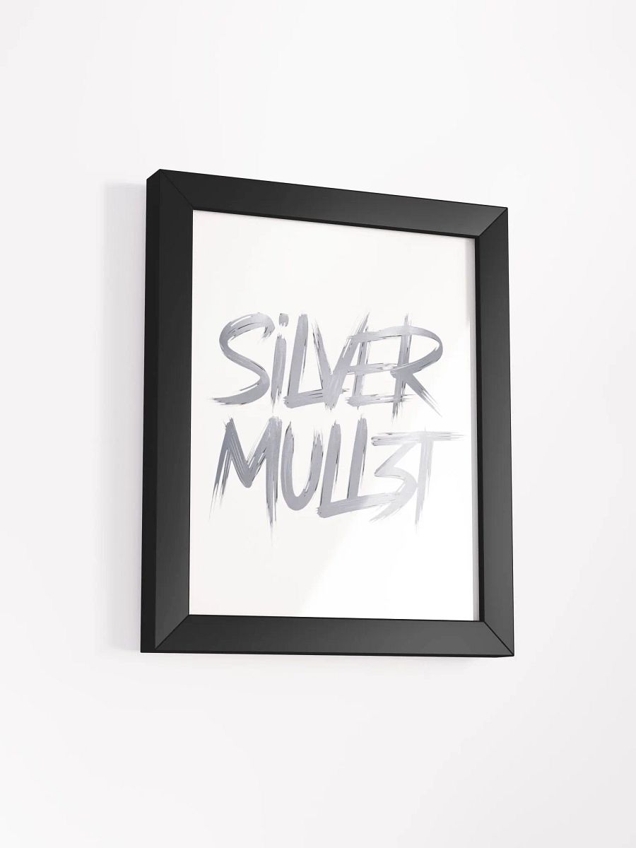 SILVERMULL3T TEXT POSTER product image (21)