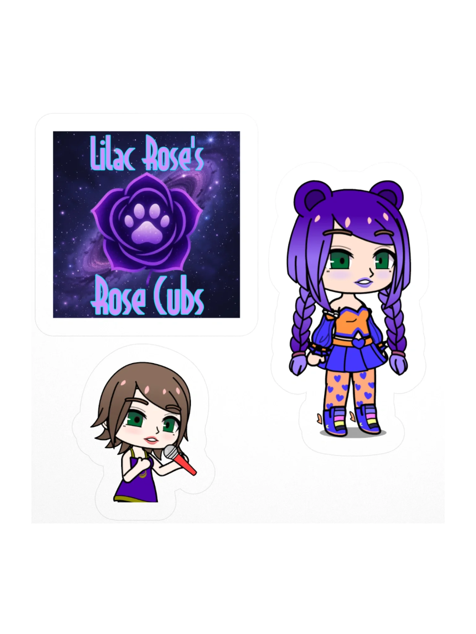 Lilac Rose's Rose Cubs sticker fun pack product image (2)